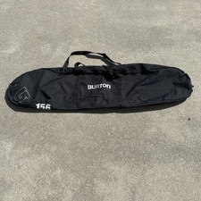 Burton Snowboard Bag Sack Black Size 156 Full Zip With Shoulder Strap