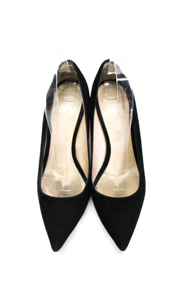 Sapatos femininos Barneys New York biqueira pontiaguda camurça preta tamanho 37 7 - Imagem 2 de 4