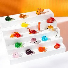 Mini Ocean Marine Animal Ornaments Small Figurine Home Tabletop fits Art Project