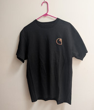 Carhartt WIP Embroidered Logo T-Shirt Black M