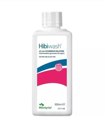 Hibiwash Full Body Antimicrobial Wash for Pre-And-Post Operative Care, 500Ml