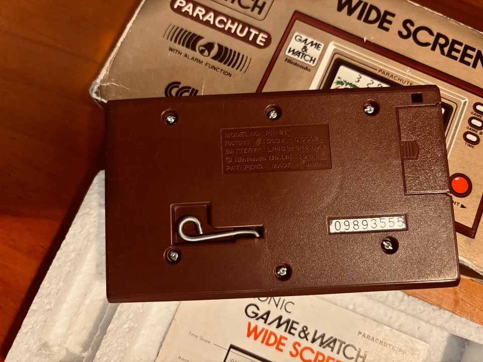 Nintendo Game & Watch Parachute Retro Coleccionable Batería Juguete Videojuego Foto 3 de 4