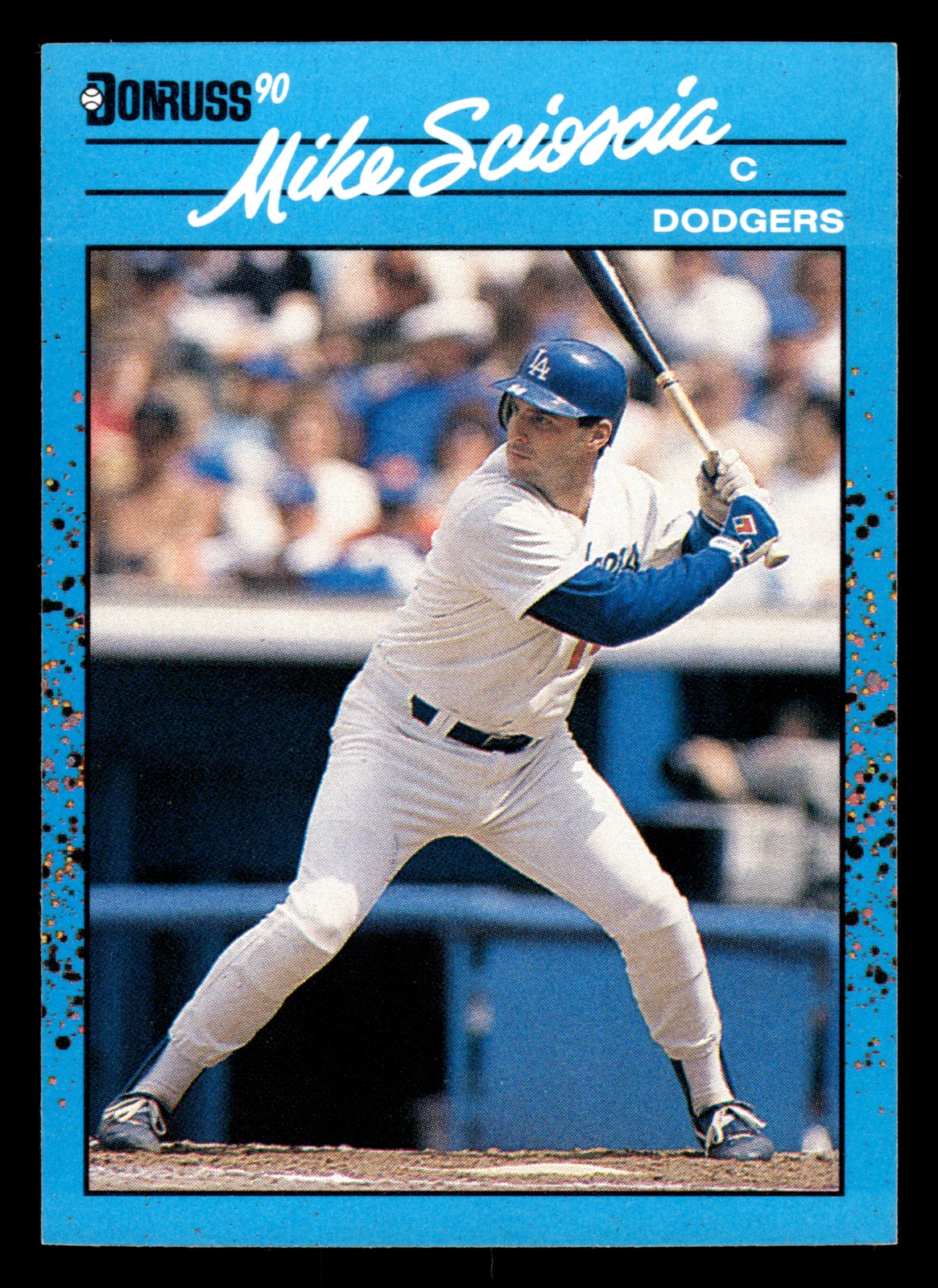 Mike Scioscia 1990 Donruss Best of the NL #5 Los Angeles Dodgers