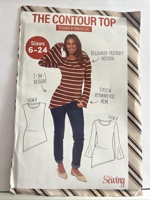 Love Schnittmuster Strick Jersey Oberteil Ausschnitt asymmetrisch 6-24 Stretch Kontur leicht