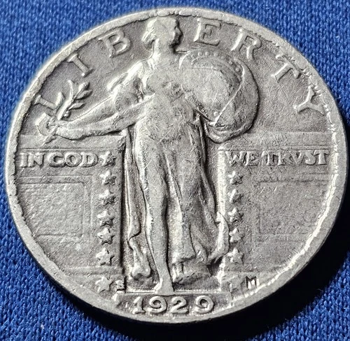 A 1929 S Standing Liberty Silver Quarter