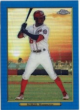 2020 Topps Series 2 Turkey Red Chrome Victor Robles Blue Refractor /50 TRC-94