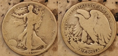 1919-S Walking Liberty Half Dollar — photo from the most recent tracked eBay sale