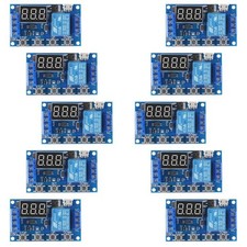 Timer Relay Module DC 6-30V Programmable Delay Cycle Timer LCD Display 10 PCS