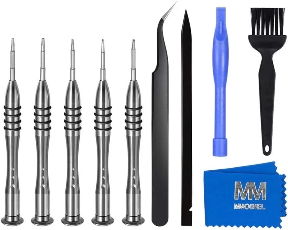 Kit de herramientas de reparación profesional 10 en 1 - Destornilladores magnéticos para dispositivos profesionales/aire Foto 3 de 4