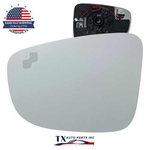 For 2017-2018 MAZDA 3 / 6 Driver Left Side Mirror Glass BSM Heated Backing