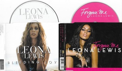 2 x LEONA LEWIS - bleeding love + forgive me   - CD s