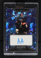 2023 Wild Card Wildchrome Draft Football Edition 3/7 Alex Austin Auto 04tw