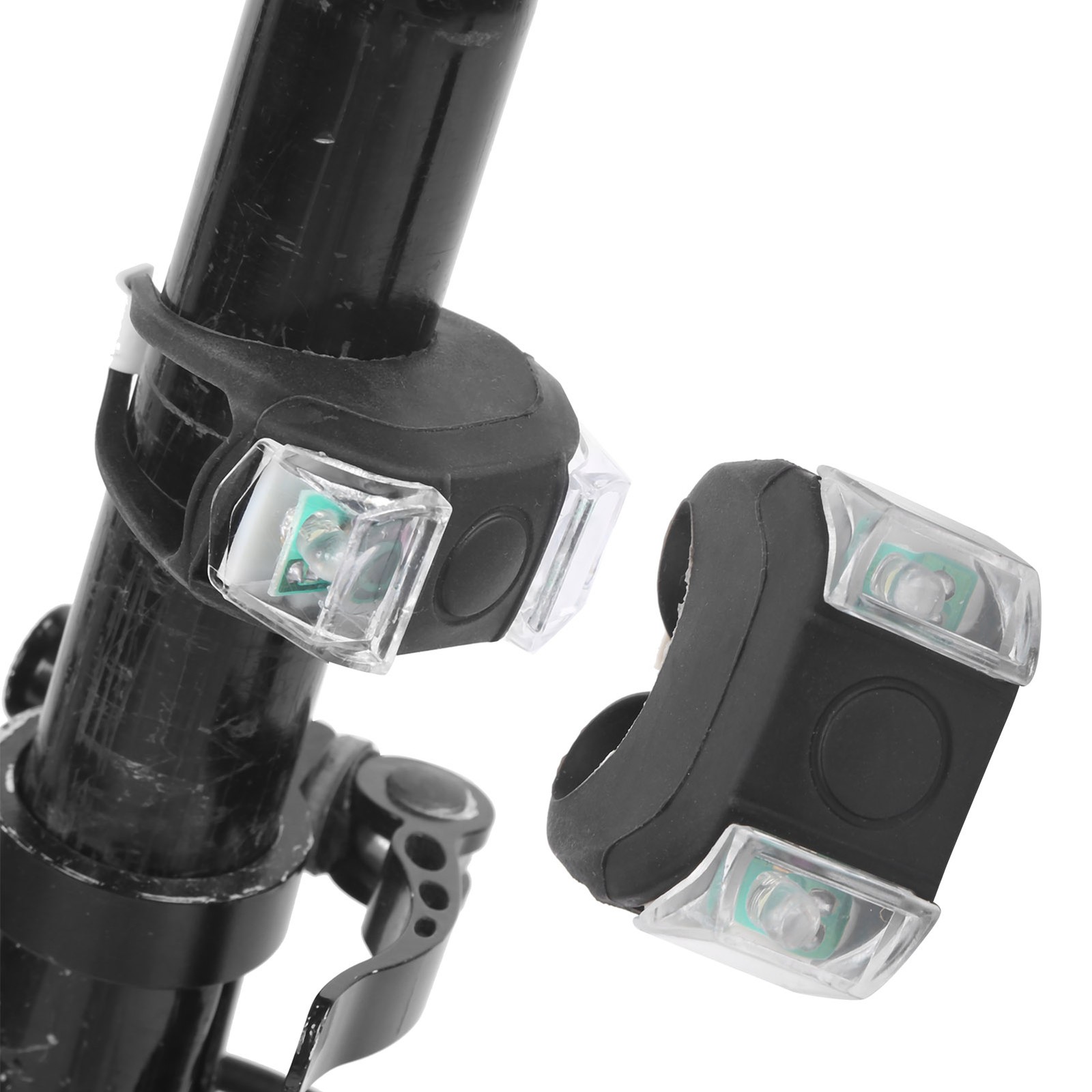 2PCS LED Bicycle Tail Light Energy Saving Waterproof For Night Riding Excellent