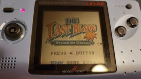 *console Only* Neo Geo Pocket Color  Platinum Blue Video Game SNK Tested & Works