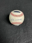 (D. 2002) Ted Williams Signed Autographed OAL Bobby Brown Baseball JSA LOA