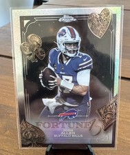 Josh Allen 2025 Topps Chrome Football Fortune 15 #F15-7 Buffalo Bills