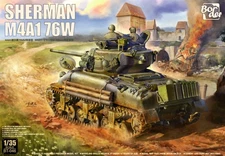 Border BT-046 1/35 Sherman M4A1 76mm Gun Turret Type Assemble Model Kit