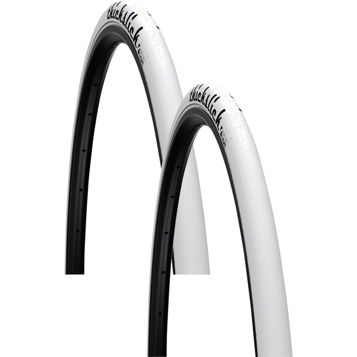 2本セットWTB thickslick 622-25 700-25C Pack of 2 WTB ThickSlick Tire 700 x 25 Clincher Wire White