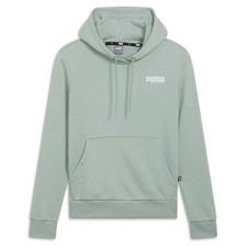 PUMA Essentials Logo Pullover Hoodie Womens Green Casual Outerwear 67134154