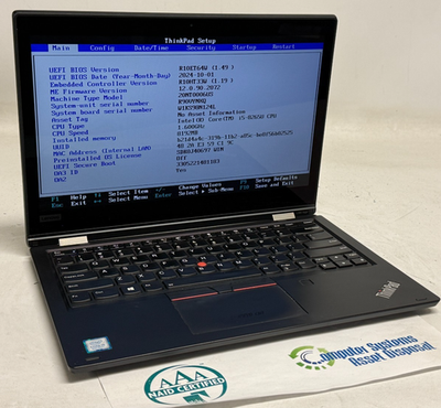 【良品】ThinkPad L390 | i5-8265U 8GB /256GB Lenovo ThinkPad L390 Yoga 2in1 13.3