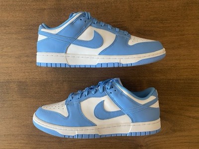 Nike Dunk Low UNC 2021 White/University Blue Men s Sneakers US 9.5