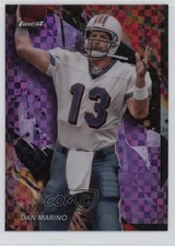 2024 Finest Uncommon Purple Checkerboard Refractor 22/99 Dan Marino HOF 1tf8
