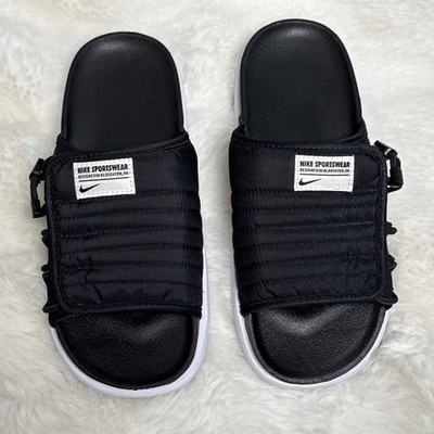 Nike Asuna 2 Slide Black White DH8469-001 Women's Size 8 Sandals