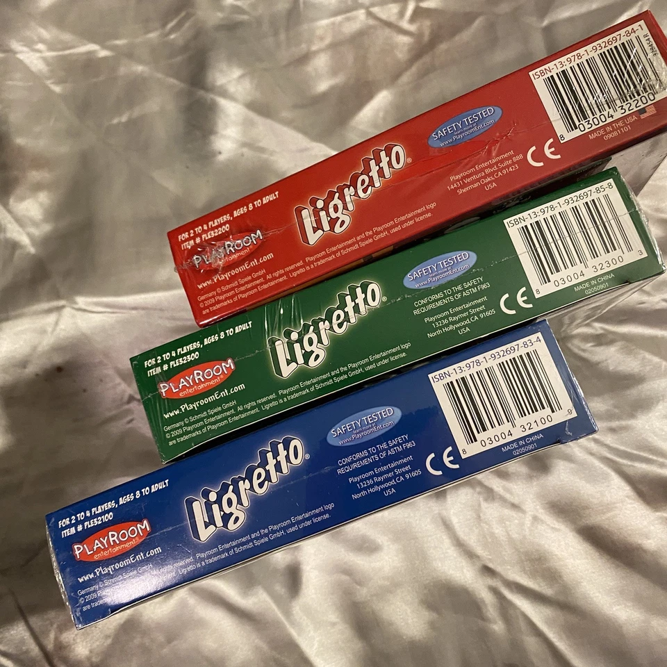 3X Colors Ligretto Colored Card Game Set for 2 to 12 Players Ages 8+ New Sealed - Image 3 of 4