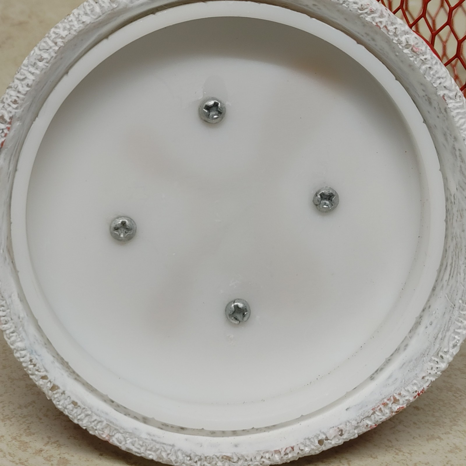 See's Candy Santa Christmas Candy Holder Basket 7" Empty