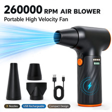 NEW Air Duster 260000RPM Mini Jet Turbo Fan Electric Air Blower Duster Cleaner