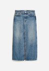 Madewell the Rilee Denim Midi Skirt Front Slit Enmore Wash High-Rise 90's 29 — photo 6