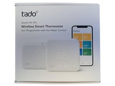 tado° Starter Kit - Wireless Smart Thermostat V3+ Programmer - Hot Water Control