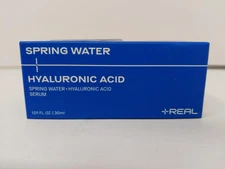 Plusreal Spring Water + Hyaluronic Acid Serum, 1.01 Fl.oz.｜lightweight Deep
