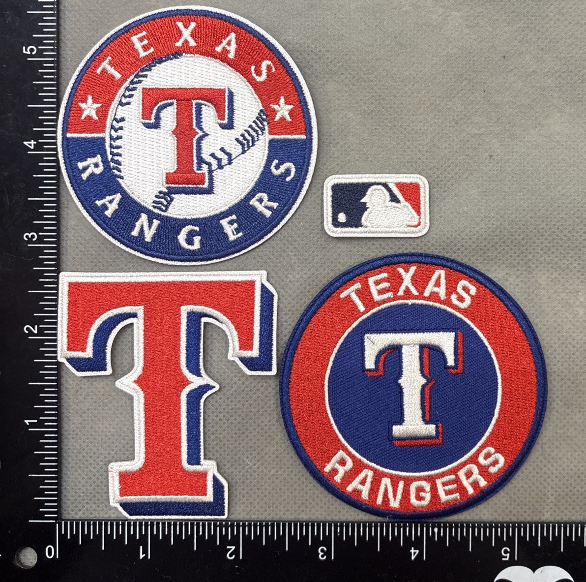 TEXAS RANGERS LOT SET OF 4 MLB BASEBALL IRON ON PATCHES | eBay
