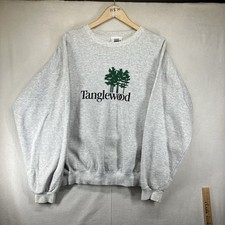 VTG Tanglewood Music Center Crewneck Sweatshirt Mens XL 80s Made In USA Heather