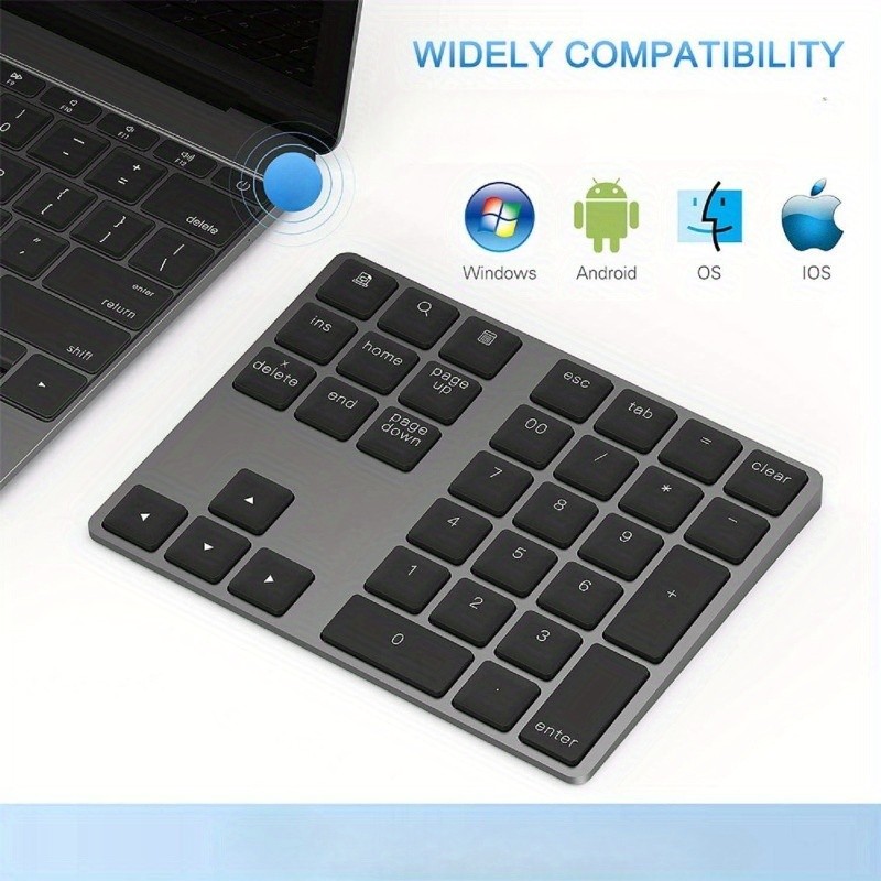 Upgraded Adaptable Economical Compact Dual-Mode 35-Key Wirel