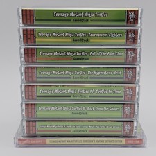 TMNT TEENAGE MUTANT NINJA TURTLES Nes Version 8 Cassette CD Lot Soundtrack OST