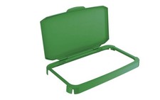 Image of Durable 60L Hinged Bin Lid ECO Green | Recycling Bin Lid | DURABIN