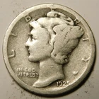 1925 S Mercury Dime G - VG   "Actual Coin Pictured - Not Cleaned"