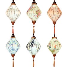 12inch Silk Lantern Traditional Balcony Party Chinese Festival Hanging Decor