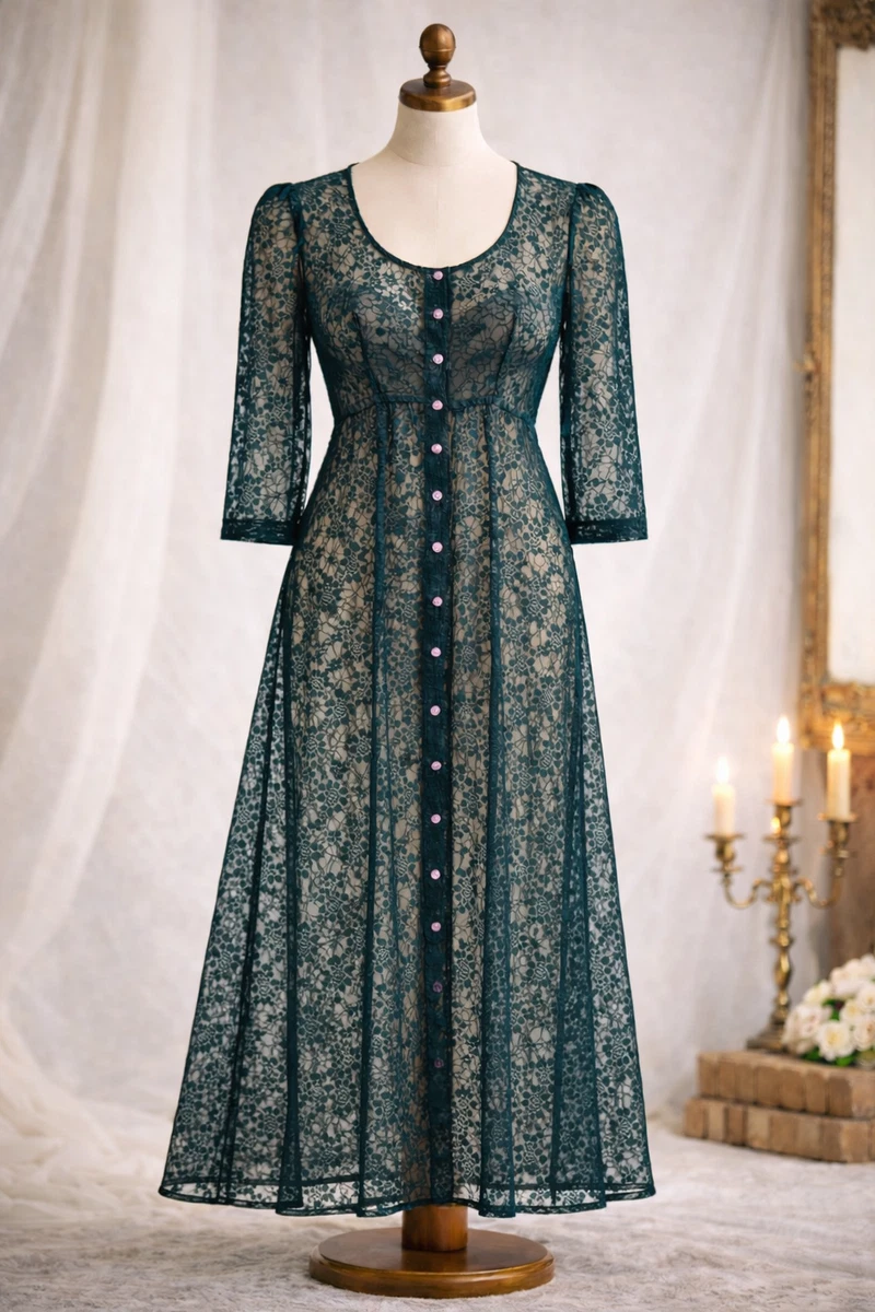 Empire Waist Green Vintage Dresses for Women for sale | eBay