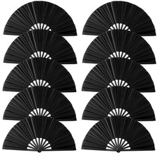 10 Pcs Boots on The Ground Hand Fan Bulk, Folding Popping Clacking Fans for L...