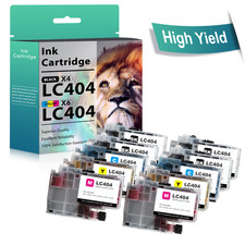 LC-404 LC404 Ink Cartridges Compatible with Brother LC-404 MFC-J1205W MFC-J1215W