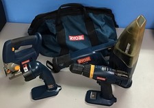 Ryobi 18V Cordless Tool Set Bag- Tools Only- Free shipping