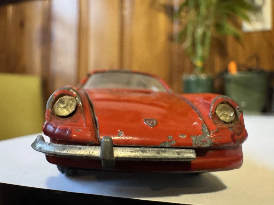 Mebetoys Diecast A-12 Porsche 912 1:43 Italy Red W/ Tan Interior Fast Ship - Image 3 of 4