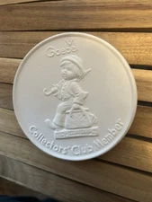 Goebel Hummel Collectors' Club 4" Member Plaque Round Medallion Disc 1976