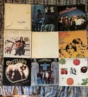 Lot 9 vinly records. VG/VG+. “The Beatles, The Doors, Cream.”