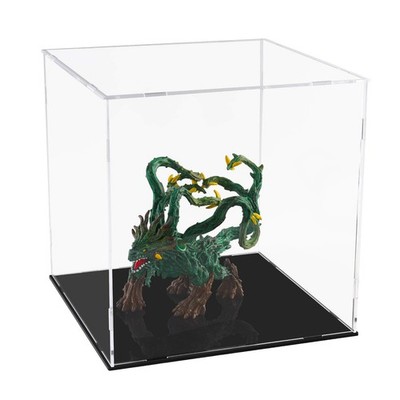Clear Acrylic Display Case for Action Figures, Collectibles, Toys (4x4x4 in)
