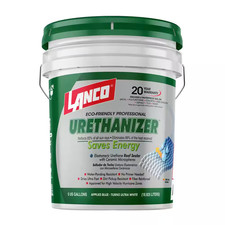 Urethanizer 5 Gal. 100 Acrylic Urethane Elastomeric White Reflective Roof Seale