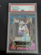 2021 Panini Select Club Level Simi Fehoko RC COSMIC PRIZM SSP PSA 10 GEM MINT